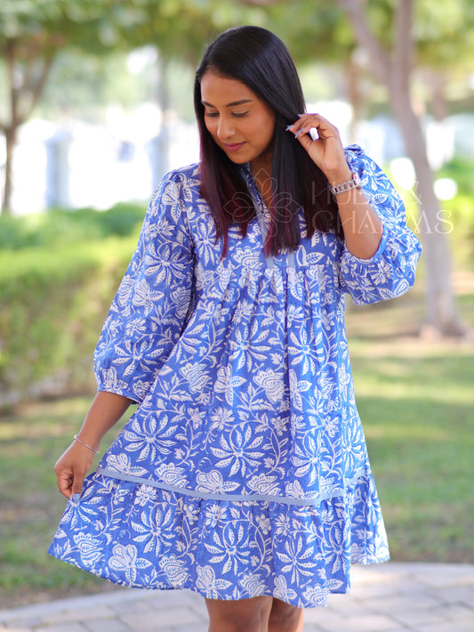 BLUE DAISY DRESS