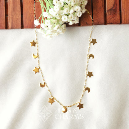 GOLDEN MIDNIGHT NECKLACE