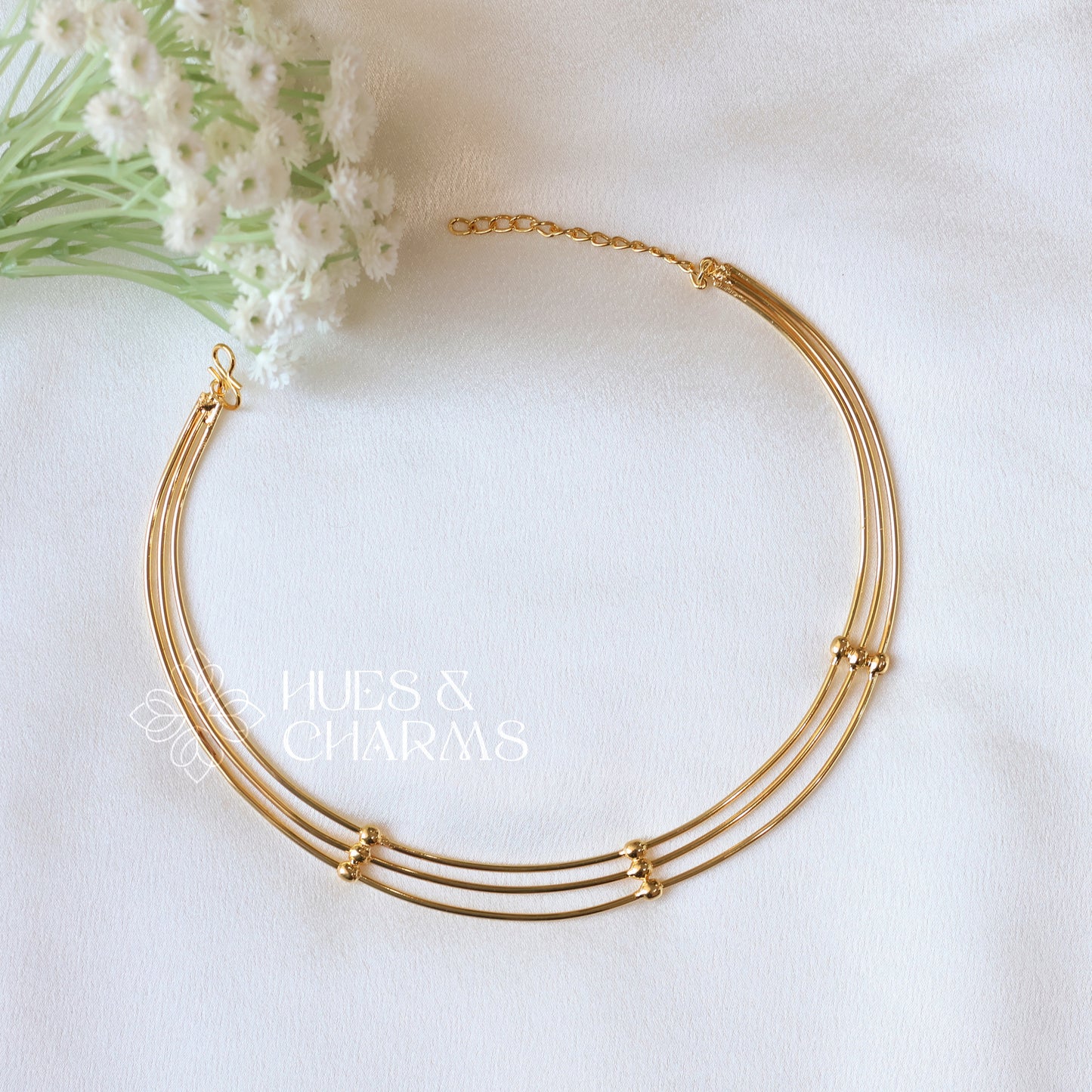 3 LAYER GOLDEN NECK CUFF